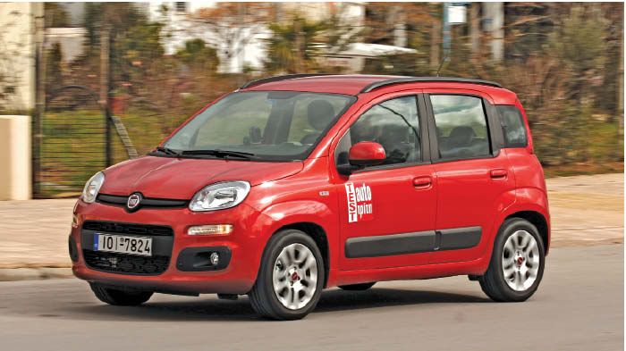 To Fiat Panda είναι ευέλικτο μέσα στην πόλη και έχει καλή ποιότητα κύλισης.